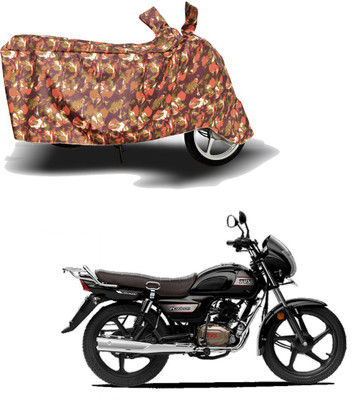 HYBRIDS COLLECTION Two Wheeler Cover for TVS(Radeon, Red)