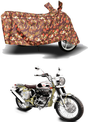 HYBRIDS COLLECTION Two Wheeler Cover for Royal Enfield(Bullet Trials 500, Red)