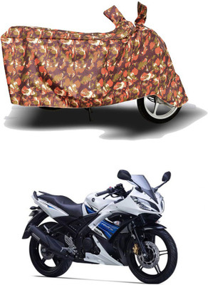 geetaecom Two Wheeler Cover for Yamaha(YZF R15 S, Red)