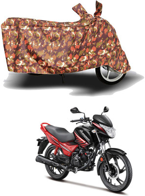 HYBRIDS COLLECTION Two Wheeler Cover for Hero(Glamour Programmed FI, Red)