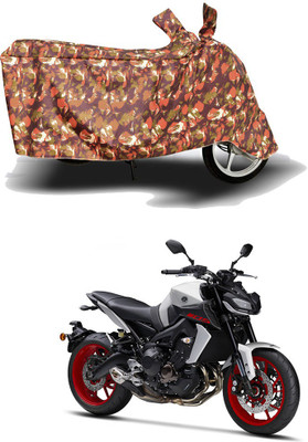 HYBRIDS COLLECTION Two Wheeler Cover for Yamaha(MT 9, Red)