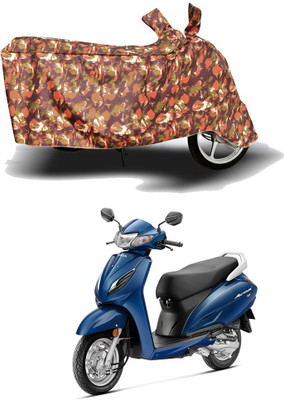 HYBRIDS COLLECTION Two Wheeler Cover for Honda(Activa 6G, Red)