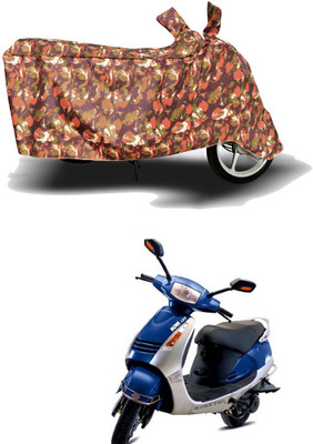 HYBRIDS COLLECTION Two Wheeler Cover for Kinetic(Nova, Red)