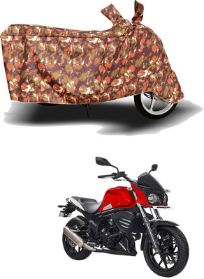 HYBRIDS COLLECTION Two Wheeler Cover for Mahindra(Mojo UT 300, Red)