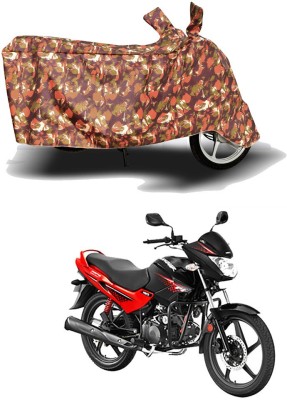 HYBRIDS COLLECTION Two Wheeler Cover for Hero(Glamour FI, Red)