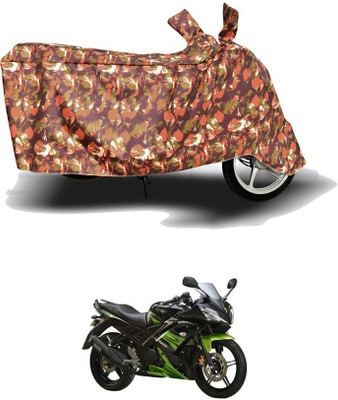 THE REAL ARV Waterproof Two Wheeler Cover for Yamaha(R15 s, Red)