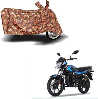 HYBRIDS COLLECTION Two Wheeler Cover for Bajaj(Platina 110 H-Gear, Red)
