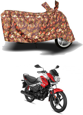 HYBRIDS COLLECTION Two Wheeler Cover for Hero(Passion Pro i3S, Red)
