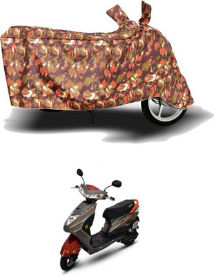HYBRIDS COLLECTION Two Wheeler Cover for Okinawa(Ridge Plus, Red)