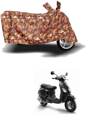 HYBRIDS COLLECTION Two Wheeler Cover for Vespa(Piaggio Vespa, Red)