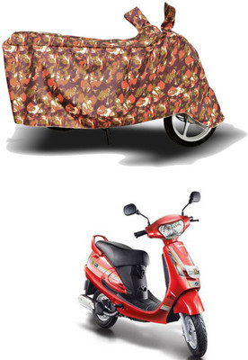 HYBRIDS COLLECTION Two Wheeler Cover for Mahindra(Gusto 125, Red)