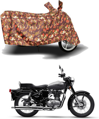 AUTOCAD Waterproof Two Wheeler Cover for Royal Enfield(Bullet 350, Red)