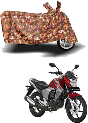 HYBRIDS COLLECTION Two Wheeler Cover for Honda(Unicorn Dazzler, Red)