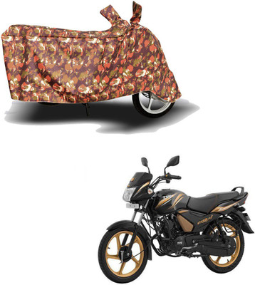 HYBRIDS COLLECTION Two Wheeler Cover for TVS(Star City, Red)
