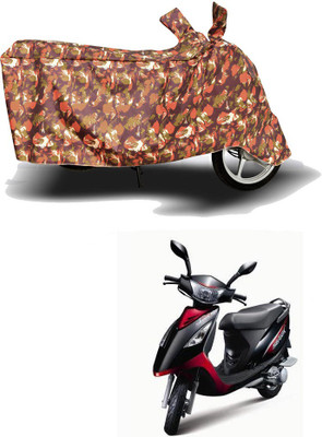 THE REAL ARV Waterproof Two Wheeler Cover for TVS(Scooty Streak, Red)