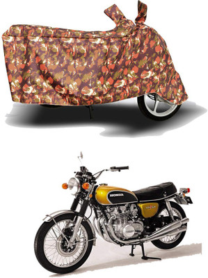 HYBRIDS COLLECTION Two Wheeler Cover for Honda(CB 500, Red)