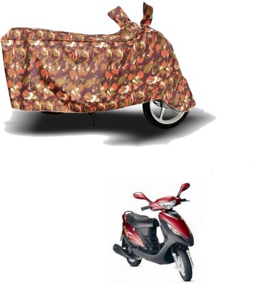 HYBRIDS COLLECTION Two Wheeler Cover for Mahindra(Kine, Red)