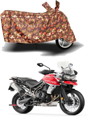 HYBRIDS COLLECTION Two Wheeler Cover for Triumph(Twin, Red)