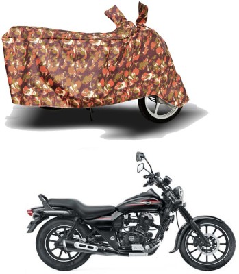 THE REAL ARV Two Wheeler Cover for Bajaj(Avenger 220 Street, Red)