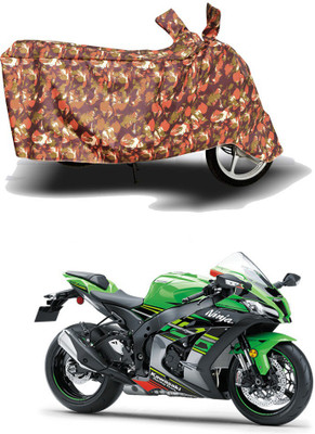 AUTOCAD Waterproof Two Wheeler Cover for Kawasaki(Ninja ZX 10R, Red)