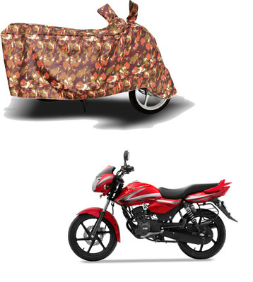 HYBRIDS COLLECTION Two Wheeler Cover for TVS(Phoenix 125, Red)