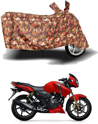 AUTOCAD Waterproof Two Wheeler Cover for TVS(Apache RTR 160, Red)