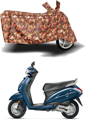 HYBRIDS COLLECTION Two Wheeler Cover for Honda(Activa 4G, Red)