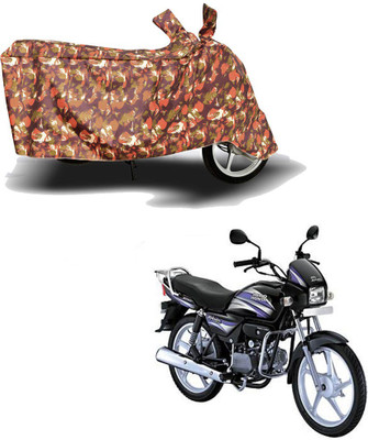 HYBRIDS COLLECTION Two Wheeler Cover for Hero(Splendor Pro, Red)
