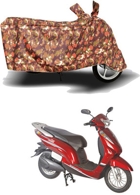 HYBRIDS COLLECTION Two Wheeler Cover for Avon(E Scoot, Red)
