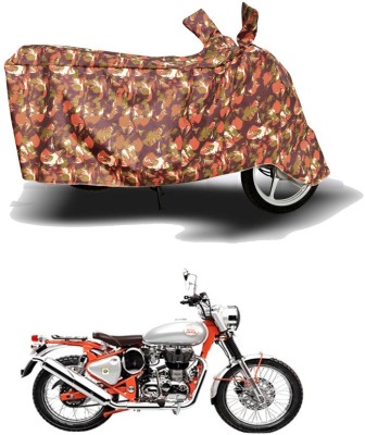 AUTOCAD Waterproof Two Wheeler Cover for Royal Enfield(Bullet Trials 350, Red)