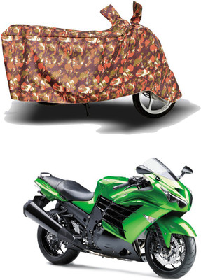 HYBRIDS COLLECTION Two Wheeler Cover for Kawasaki(Ninja ZX-14R, Red)