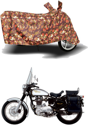 HYBRIDS COLLECTION Two Wheeler Cover for Royal Enfield(Machismo 500, Red)