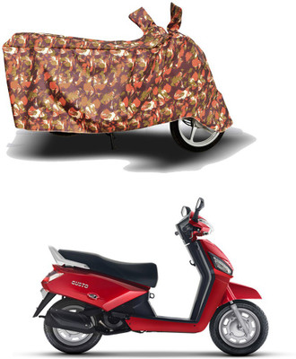 AutoGalaxy Two Wheeler Cover for Mahindra(Gusto, Red)