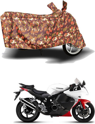 THE REAL ARV Waterproof Two Wheeler Cover for Hyosung(GT250R, Red)