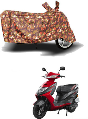 HYBRIDS COLLECTION Two Wheeler Cover for Ampere(Zeal, Red)