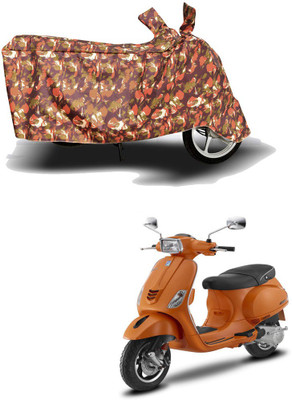 HYBRIDS COLLECTION Two Wheeler Cover for Vespa(Vespa SXL 125, Red)