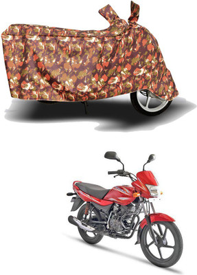 HYBRIDS COLLECTION Two Wheeler Cover for Bajaj(Platina 100 DTS-i, Red)
