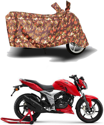 HYBRIDS COLLECTION Two Wheeler Cover for TVS(Apache RTR 160 4V, Red)