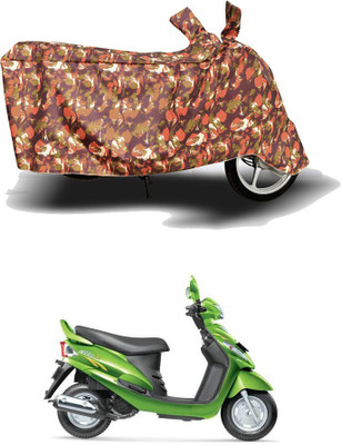 HYBRIDS COLLECTION Two Wheeler Cover for Mahindra(Rodeo UZO, Red)