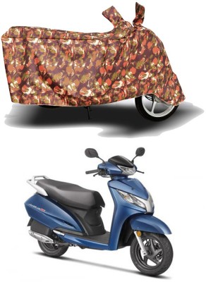 HYBRIDS COLLECTION Two Wheeler Cover for Honda(Activa 125, Red)