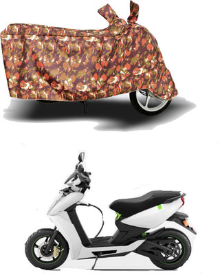 HYBRIDS COLLECTION Two Wheeler Cover for Lohia(Fame, Red)