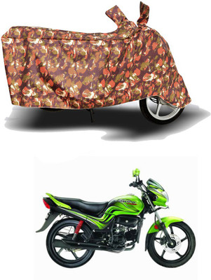 HYBRIDS COLLECTION Two Wheeler Cover for Hero(Passion Plus, Red)