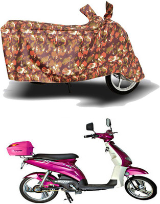 HYBRIDS COLLECTION Two Wheeler Cover for Avon(E Lite, Red)