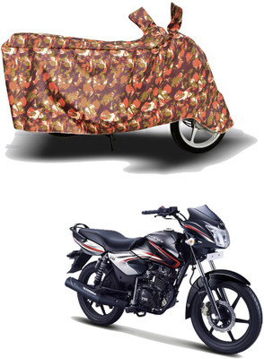 HYBRIDS COLLECTION Two Wheeler Cover for TVS(Phoenix, Red)