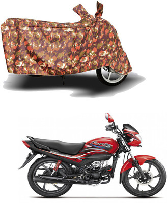 HYBRIDS COLLECTION Two Wheeler Cover for Hero(Passion Pro, Red)