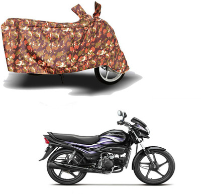 HYBRIDS COLLECTION Two Wheeler Cover for Hero(Super Splendor, Red)