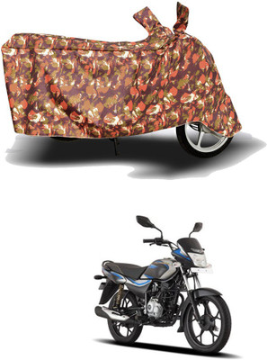 HYBRIDS COLLECTION Two Wheeler Cover for Bajaj(Platina 110, Red)