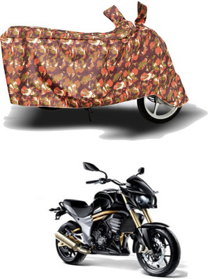 HYBRIDS COLLECTION Two Wheeler Cover for Mahindra(Mojo, Red)