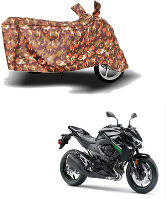 THE REAL ARV Waterproof Two Wheeler Cover for Kawasaki(Z800, Red)