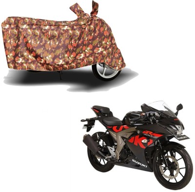 AUTOCAD Waterproof Two Wheeler Cover for Suzuki(GSX R150, Red)